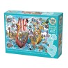 Puzzle 350 pièces Intergénérationnel Viking Fous 47033 Cobble Hill