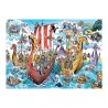 Puzzle 350 pièces Intergénérationnel Viking Fous 47033 Cobble Hill