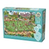 Puzzle 350 pièces Intergénérationnel Le Terrain de Foot fou 47052 Cobble Hill