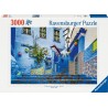Puzzle 3000 pièces Le Maroc en bleu Colorful Morocco 12001893 Ravensburger