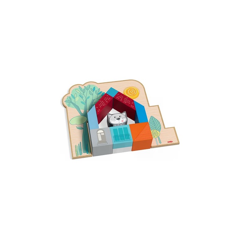 Cottage Puzzle Blocks 829161 Haba