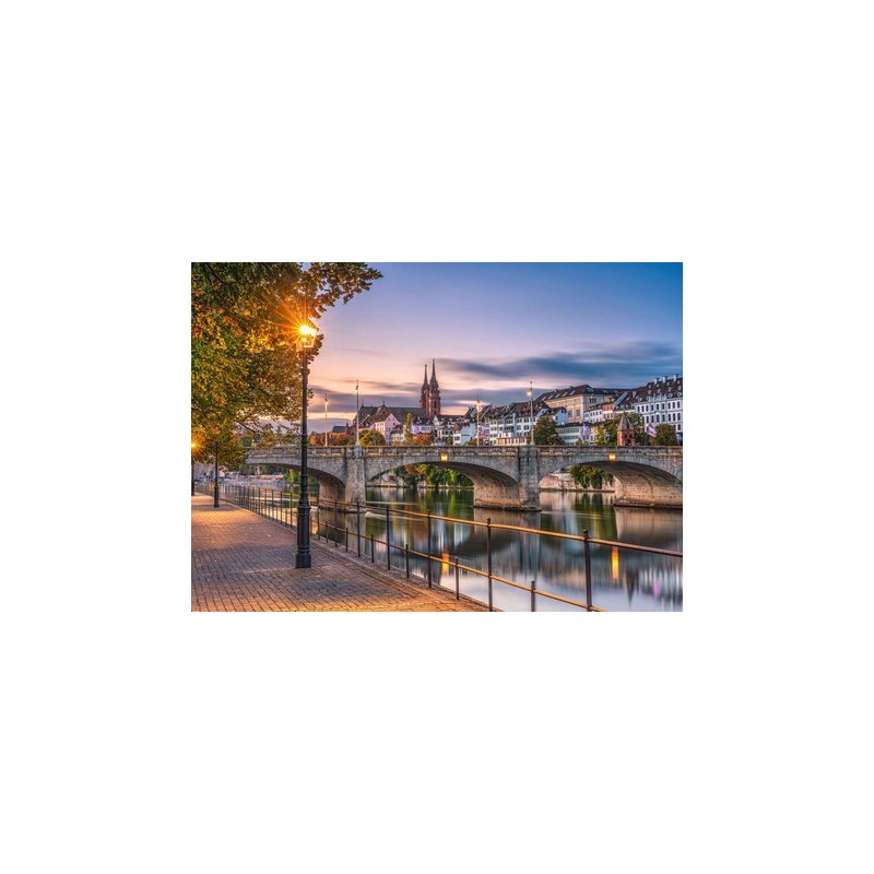 Puzzle 1000 pièces Good Morning Basel Beautiful Switzerland 12001786 Ravensburger