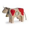 Vache en bois avec Montre dorée 9151 Trauffer