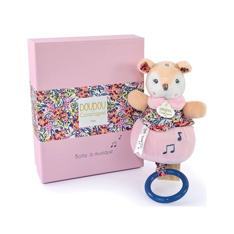 Boîte à musique Faon Boh'aim Box DC4022 Doudou & Compagnie