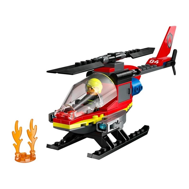L'Hélicoptère de Secours des Pompiers 60411 Lego City
