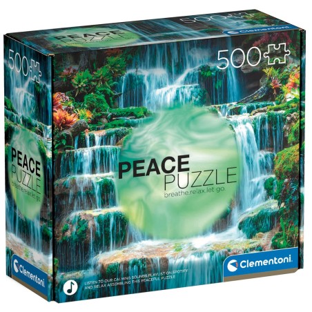 Puzzle 500 pièces Peace Cascade d'Eau 35117 Clementoni