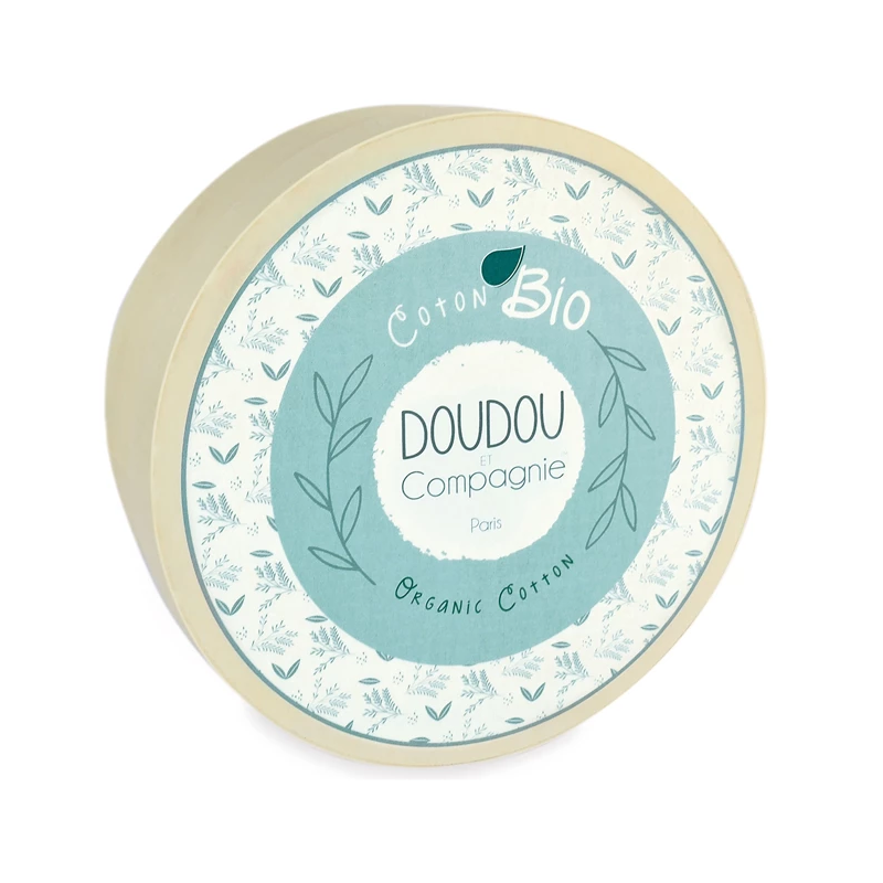 Peluche Chien cotton Bio avec Doudou bleu 3964 Doudou et Compagnie