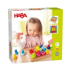 Jeu à enficher Anneaux multicolores 2202 Haba