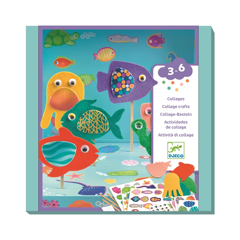 Collage Joyeux Aquarium 00053 Djeco