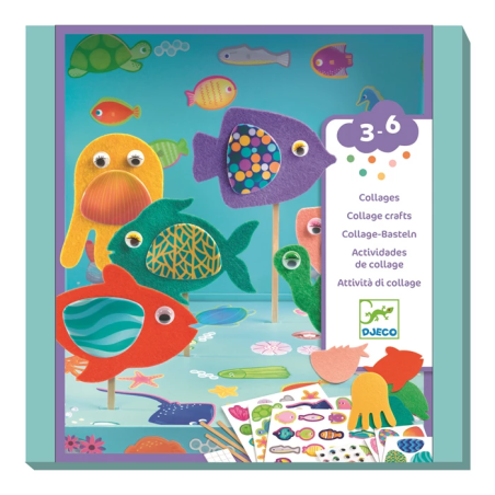 Collage Joyeux Aquarium 00053 Djeco