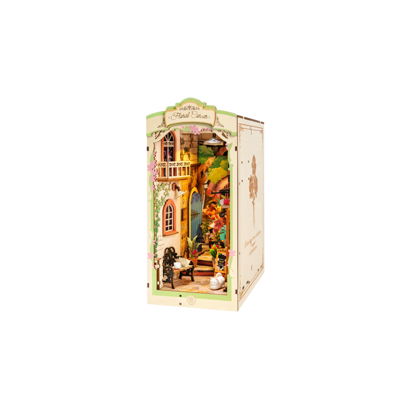 Maquette à construire Arcade Book Nook Floral Corner TGB09 Rolife