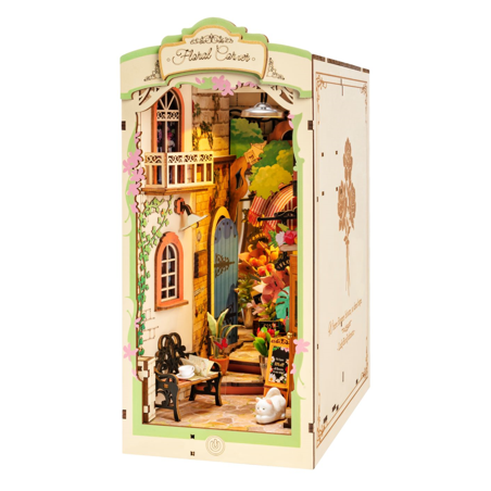 Maquette à construire Arcade Book Nook Floral Corner TGB09 Rolife