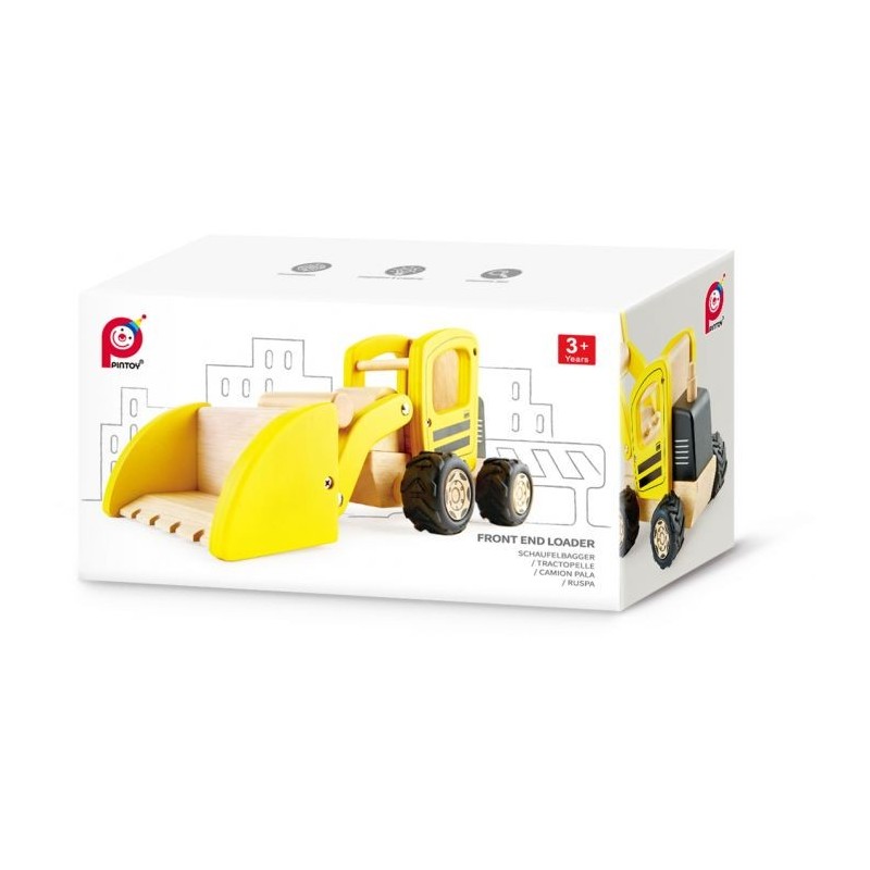Tractopelle en bois P3002 Pintoy