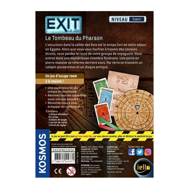 Exit Le Tombeau du Pharaon